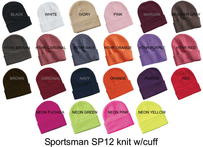 Sportsman Knit Beanie with farm patch image 5