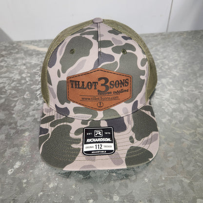 Duck Camo hats with patch image 4