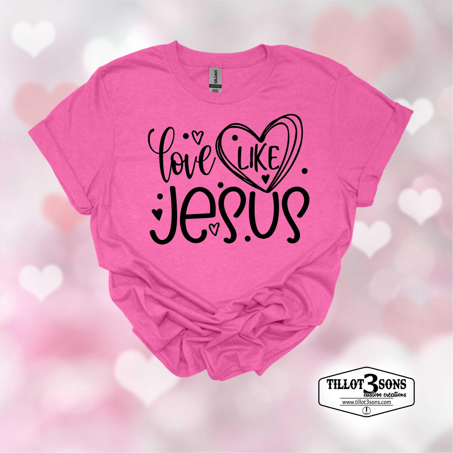 Love Like Jesus - graphics t-shirt image 0