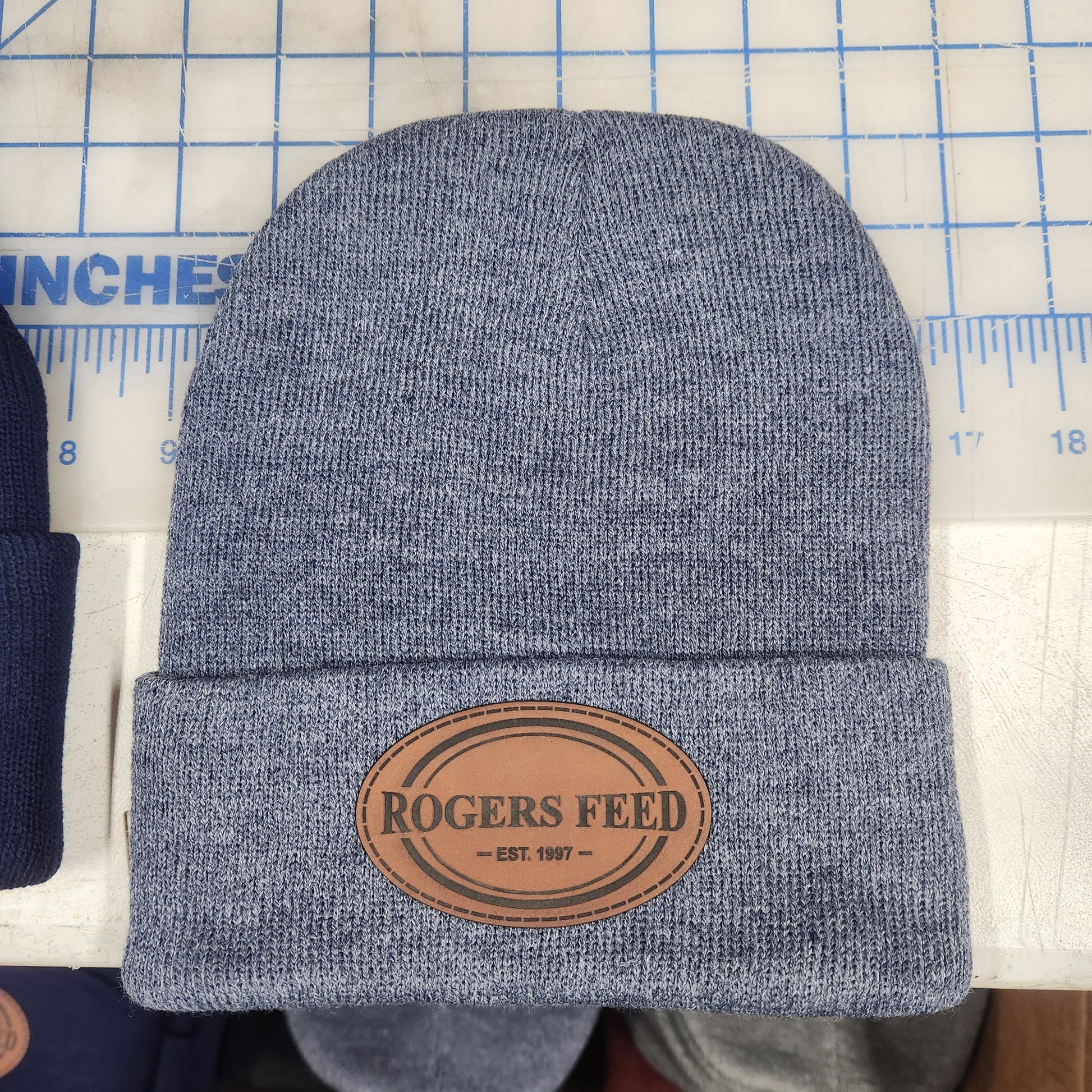 Sportsman Knit Beanie with farm patch image 3