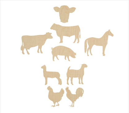 Goat or sheep sign, laser cut wood shape, engraved personalization image 2