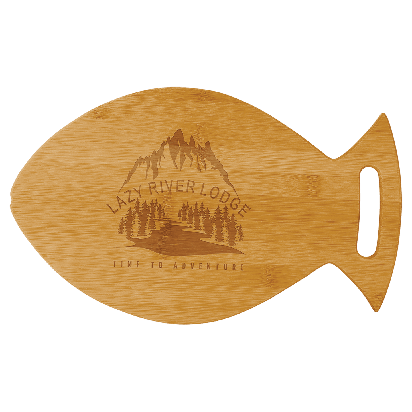 Bamboo Fish Shaped Cutting Board - GFT134 - 14" x 8 1/2"