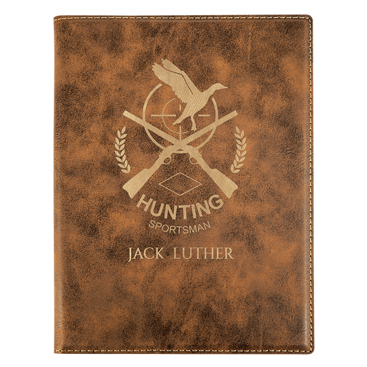 Personalize Leatherette Portfolio - 7x9