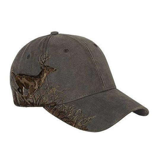 Buck or Mule Deer Dri-Duck hat  w/personalized patch image 0