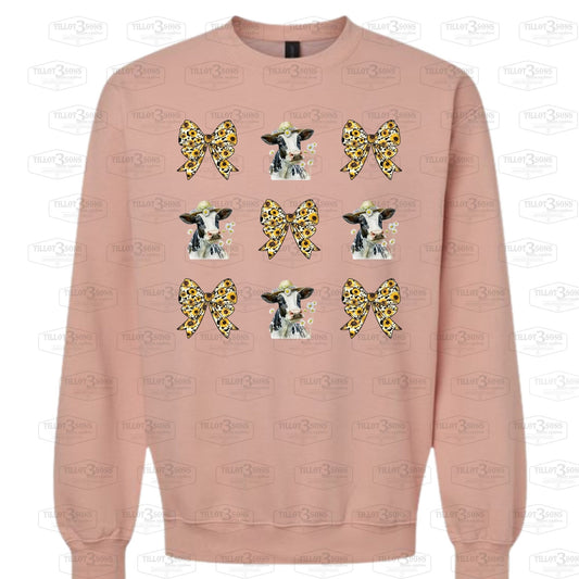 Sunflower, Cows & Coquette Bows and Deer T-shirt or Hoodies image 0