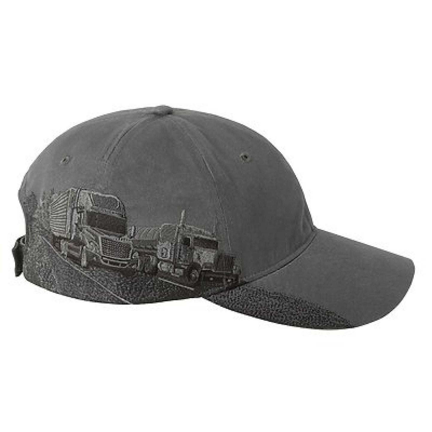 DRI-DUCK HEADWEAR Trucking Industry Cap - D3350 with laser engraved patch added to the front